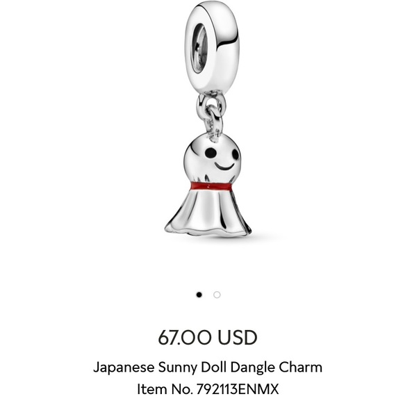 Pandora Japanese Sunny ☀️ Doll Dangle Charm - Picture 2 of 7